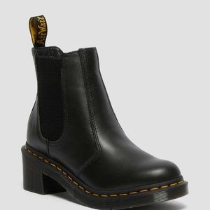 Dr. Martens CADENCE WOMEN'S LEATHER HEELED CHELSEA BOOTS Sz UK 36/US 6 $160